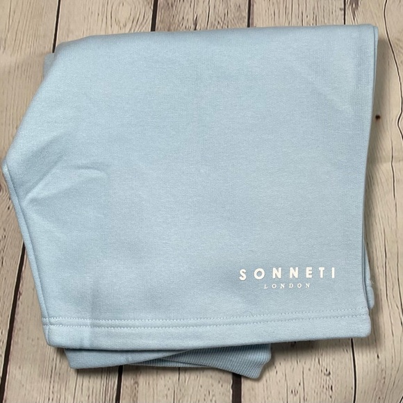 Mens Sonneti London Fleece Shorts Blue Size Small - Picture 6 of 7